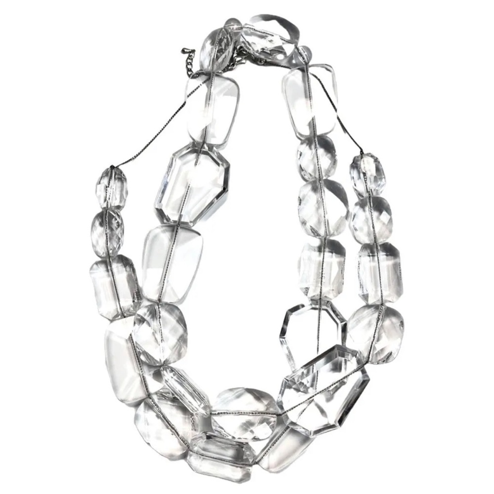NY Collection Chunky Clear Assorted Acrylic Beads